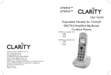 Clarity D722 User manual