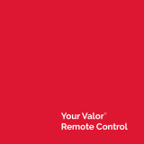 Valor Plus/Max Remote Control Quick Guide Owner's manual
