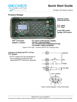 Becker GK616 Quick start guide