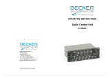 Becker DVCS6100 Operating instructions