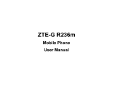 ZTE-G R236M User manual