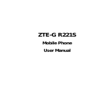 ZTE R221S User manual