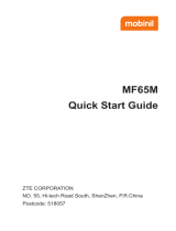 ZTE MF65M User manual
