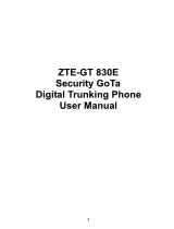 ZTE G830E User manual