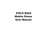 ZTE R222 User manual