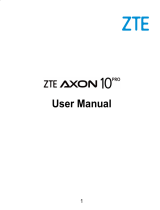 ZTE Axon 10 pro 4G User manual
