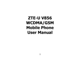 ZTE V856 User manual