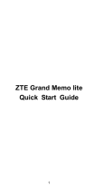 ZTE Grand Memo lite User manual
