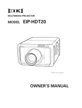 Eiki EIP-HDT20 User manual