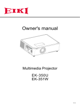 Eiki EK-350U User manual