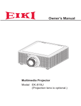 Eiki EK-815U User manual