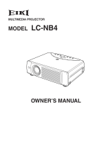 Eiki LC-NB4 User manual