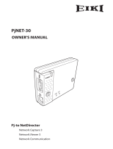 Eiki PJNET30 User manual