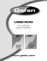 Gefen EXT-USB-200 Owner's manual
