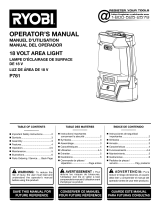 Ryobi P881 Owner's manual