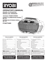 Ryobi P746 Owner's manual
