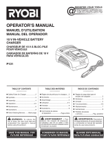 Ryobi P131 User manual