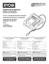Ryobi P401 Owner's manual