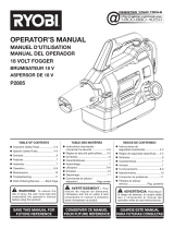 Ryobi P2850 Owner's manual