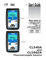 Omega CL540A and CL540ZA Owner's manual