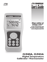 Omega CL940 User manual