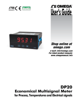 Omega DP20 Owner's manual