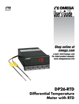 Omega DP26-RTD Owner's manual