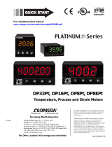 Omega DP32Pt, DP16Pt, DP8Pt Owner's manual