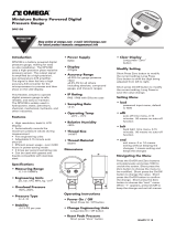 Omega DPG-108 Owner's manual