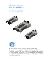 GE Druck DPI612 User manual