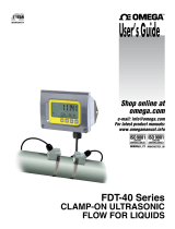 Omega FDT-40 and FDT-40E Owner's manual