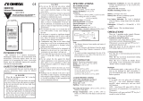 Omega HHC210 Owner's manual