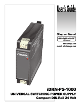 Omega iDRN-PS-1000 User manual