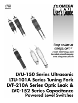 Omega LVU-150, LTU-101A, LVF-210A, and LVC-152 Series Owner's manual