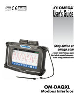 Omega OM-DAQXL Owner's manual
