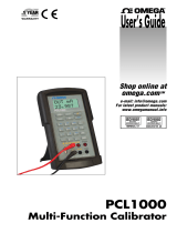 Omega PCL1000 Series Owner's manual
