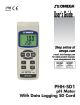 Omega PHH-SD1 Owner's manual