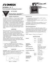 Omega TAC80B Owner's manual