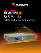 Gefen EXT-UHD600A-88 User manual