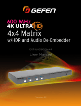 Gefen EXT-UHD600A-44 User manual