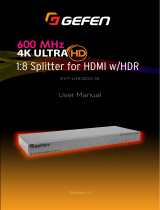 Gefen EXT-UHD600-18 User manual