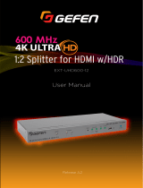 Gefen EXT-UHD600-12 User manual