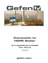Gefen GTV-COMPSVID-2-HDMIS User manual