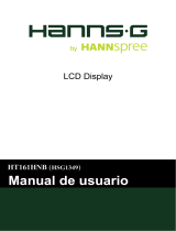 Hannspree HT 161 HNB Touch Monitor User manual