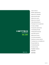 Hannspree HL205DPB User manual