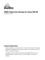 Ikelite 200DL Underwater Housing for Canon EOS 6D DSLR Cameras User manual