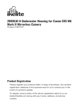 Ikelite 200DLM/A Underwater Housing for Canon EOS M6 Mark II Mirrorless Cameras User manual