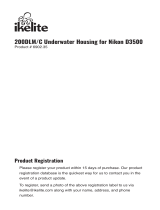 Ikelite 200DLM/C Underwater Housing for Nikon D3500 DSLR User manual