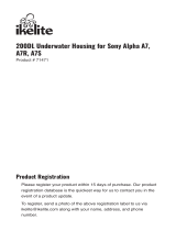 Ikelite 200DL Underwater Housing for Sony Alpha A7, A7R, A7S Mirrorless Cameras User manual