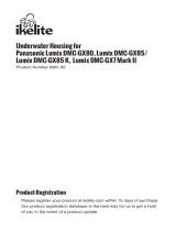 Ikelite 200DLM/A Underwater TTL Housing for Panasonic Lumix GX85, GX80, GX7 Mark II Mirrorless Micro Four-Thirds Cameras User manual